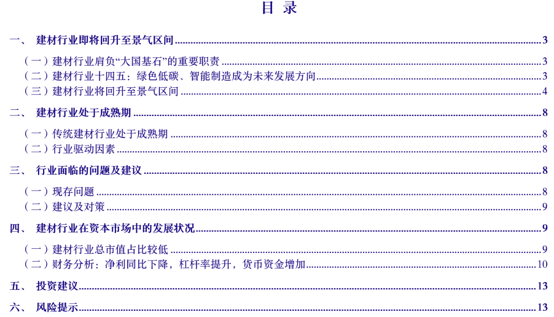 【银河建材|k8凯发游戏下载王婷贾亚萌】行业动态 20231